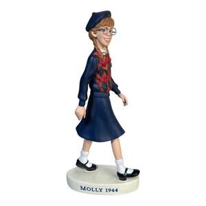 Vintage Hallmark 2002 Handcrafted Resin Figurine Of American Girl Molly McIntire